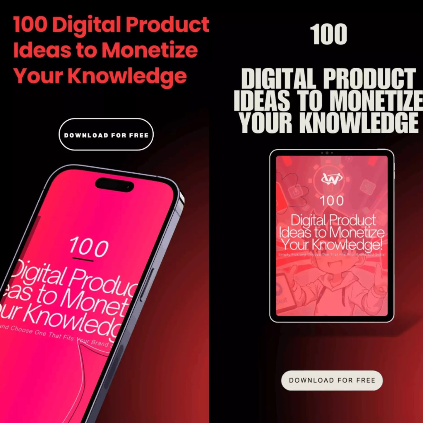 30 million digital products / 100 digital product ideas free